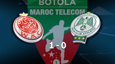Botola Maroc Télécom D1: le WAC bat le RCA (1-0) dans le 122e derby casablancais