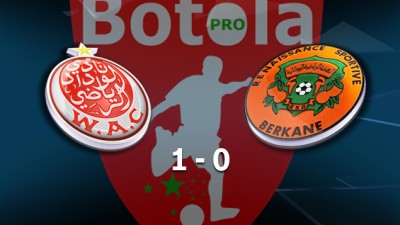 Botola Maroc Télécom D1 (19è journée): Victoire du Wydad Casablanca face à Renaissance Berkane 1 à 0