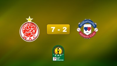 Ligue des champions d'Afrique (16è de final): Le Wydad AC s'impose face au Williamsville AC (7-2)
