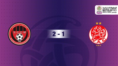 Le Wydad de Casablanca renversé à domicile par le Chabab de Mohammédia (1-2)