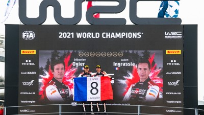 Rallye.. le Français Sébastien Ogier remporte son huitième titre mondial