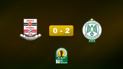 Coupe de la CAF: Le Raja de Casablanca vainqueur en déplacement des Zambiens de Zanaco (2-0)