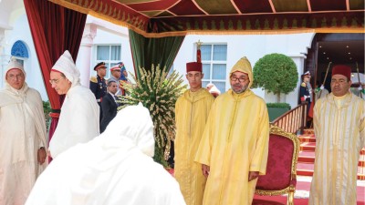 جلالة الملك محمد السادس يترأس حفل استقبال بساحة عمالة المضيق-الفنيدق بمدينة المضيق