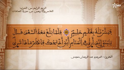 تفسير الشيخ المكي الناصري الربع الرابع من الحزب الخامس والأربعين من سورة الصافات - تفسير الشيخ العلامة المكي الناصري