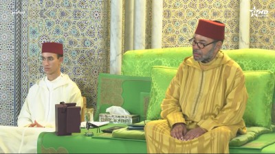 أمير المؤمنين يترأس إحياء ليلة المولد النبوي الشريف بمسجد حسان بالرباط