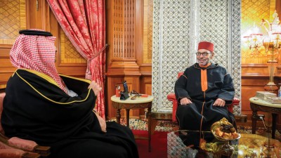 جلالة الملك يستقبل مبعوثا من خادم الحرمين الشريفين ومن ولي عهد المملكة السعودية حاملا رسالة شفوية