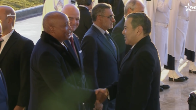 وصول صاحب السمو الملكي الأمير مولاي رشيد لملعب الأمير مولاي عبد الله لترأس مراسيم نهائي كأس إفريقيا