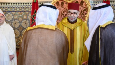   القصر الملكي بالرباط : جلالة الملك يستقبل عددا من السفراء الأجانب الذين قدموا لجلالته أوراق اعتمادهم كسفراء مفوضين فوق العادة لبلدانهم بالمملكة 