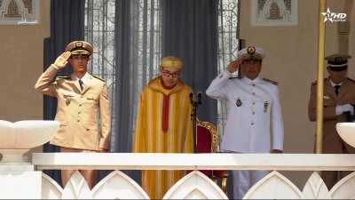 صاحب الجلالة القائد الأعلى ورئيس أركان الحرب العامة للقوات المسلحة الملكية يترأس حفل أداء القسم للضباط الجدد