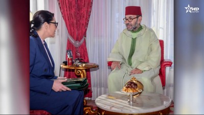 بلاغ الديوان الملكي: جلالة الملك يستقبل فاطمة الزهراء المنصوري المكلفة بتشكيل الحكومة الجديدة